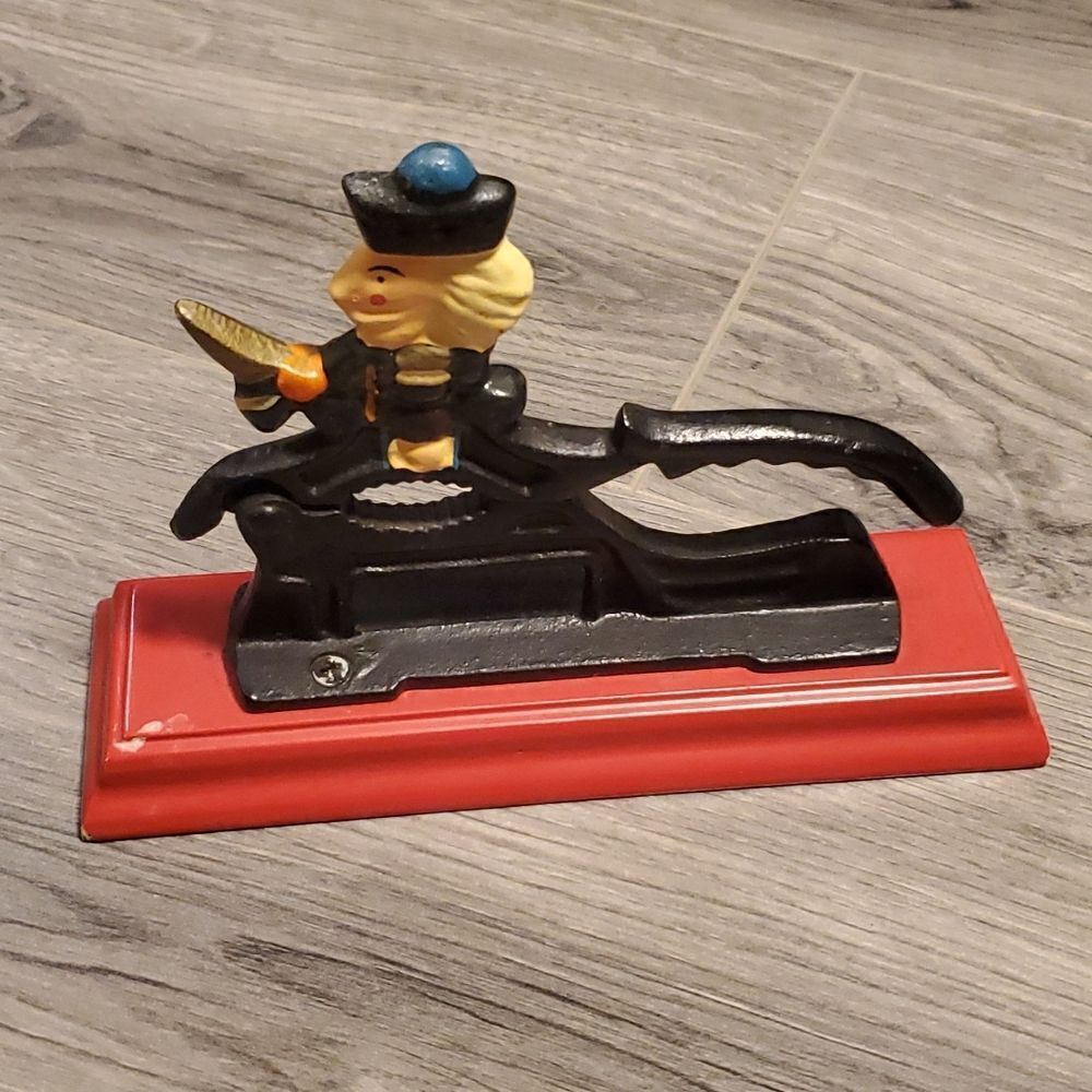 Vintage Cast Iron Paul Revere Nut Cracker